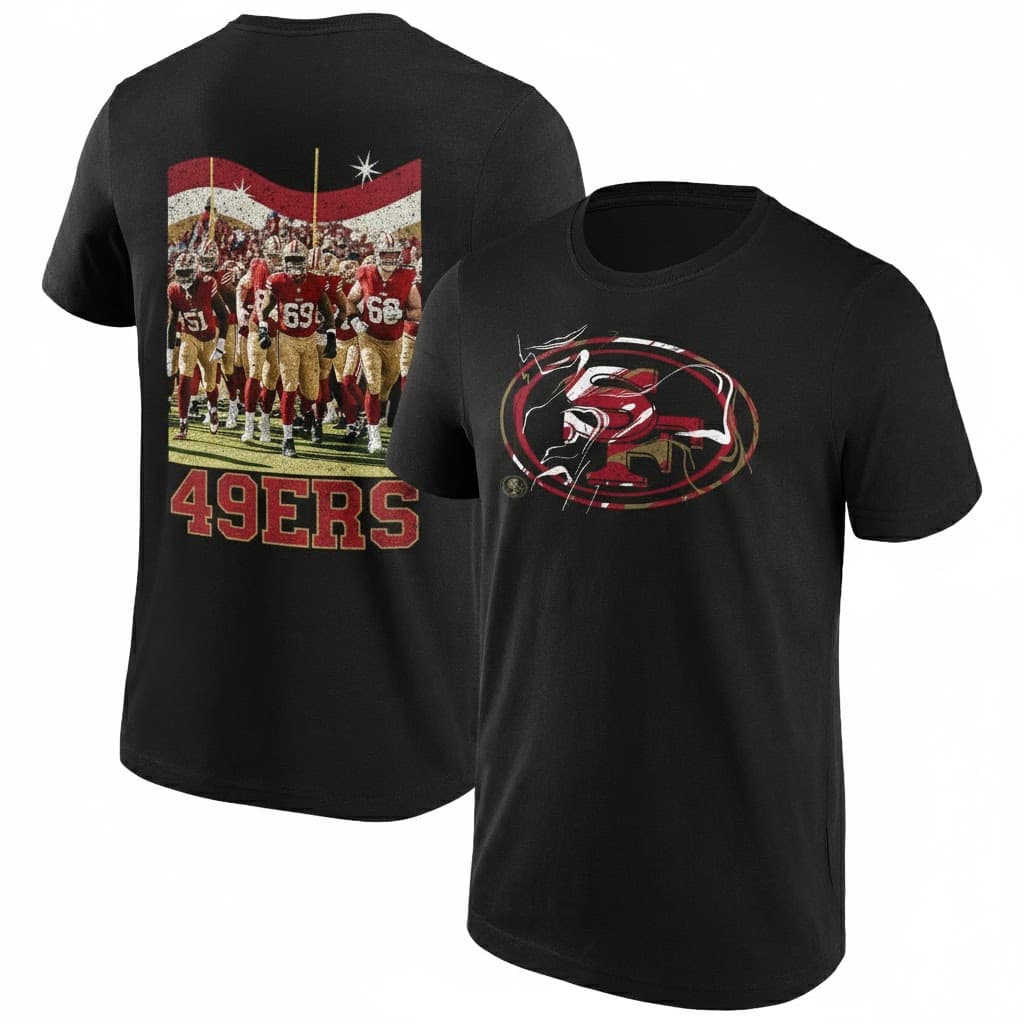 San Francisco 49ers Dual-Graphic T-Shirt - Image 1