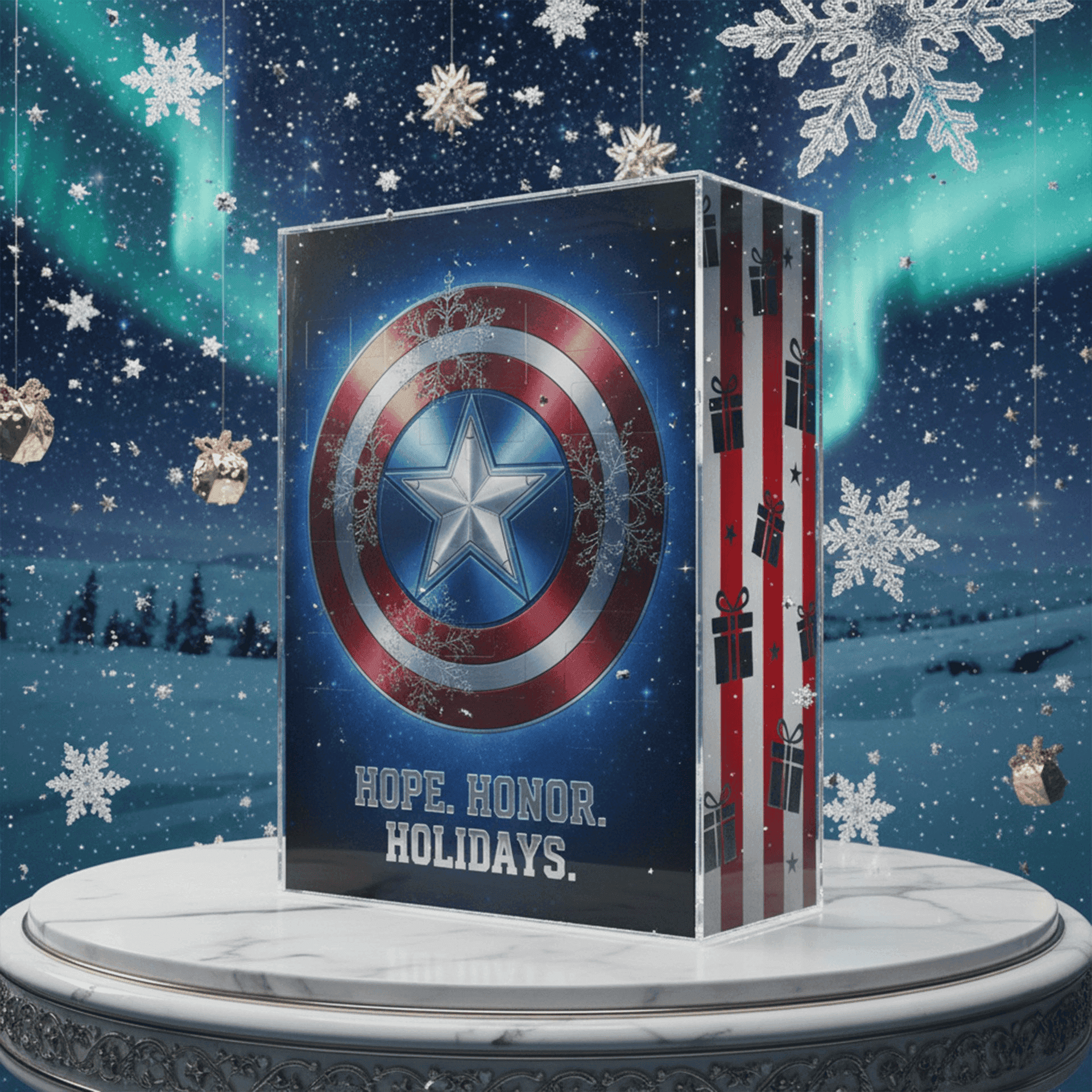 Captain America 2025 Advent Calendar – “Hope. Honor. Holidays.” - Image 2