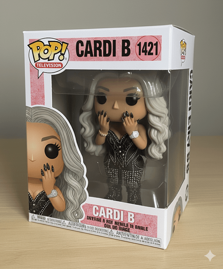 Cardi B Funko Pop | Funko Television | 4'' Vinyl Figure - Image 1