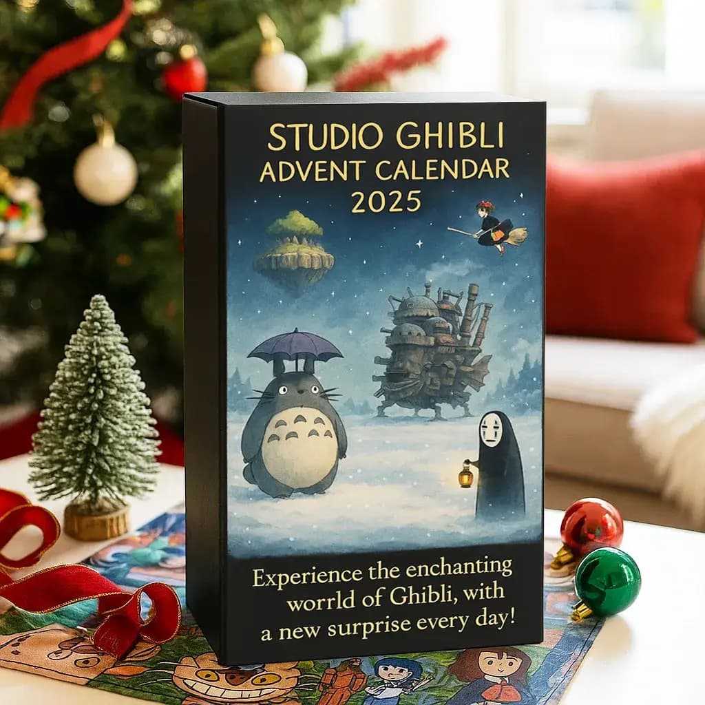 Classic Studio Ghibli Anime Advent Calendar 2025 – 24-Day Collectible Figure Countdown for Anime Fans - Image 2