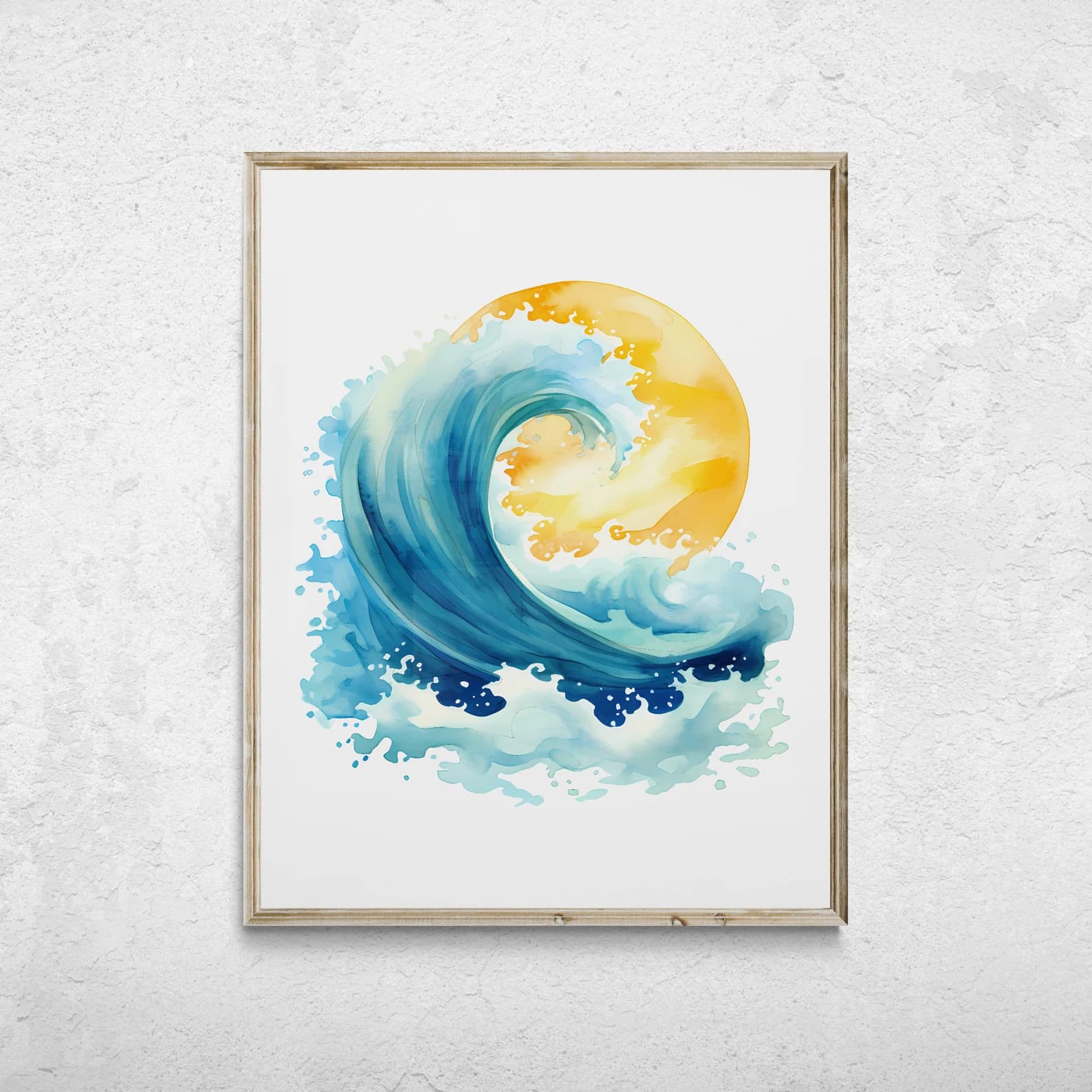 “Coastal Dreams” Beach-Inspired Wall Art Set (Set of 3) - Image 3