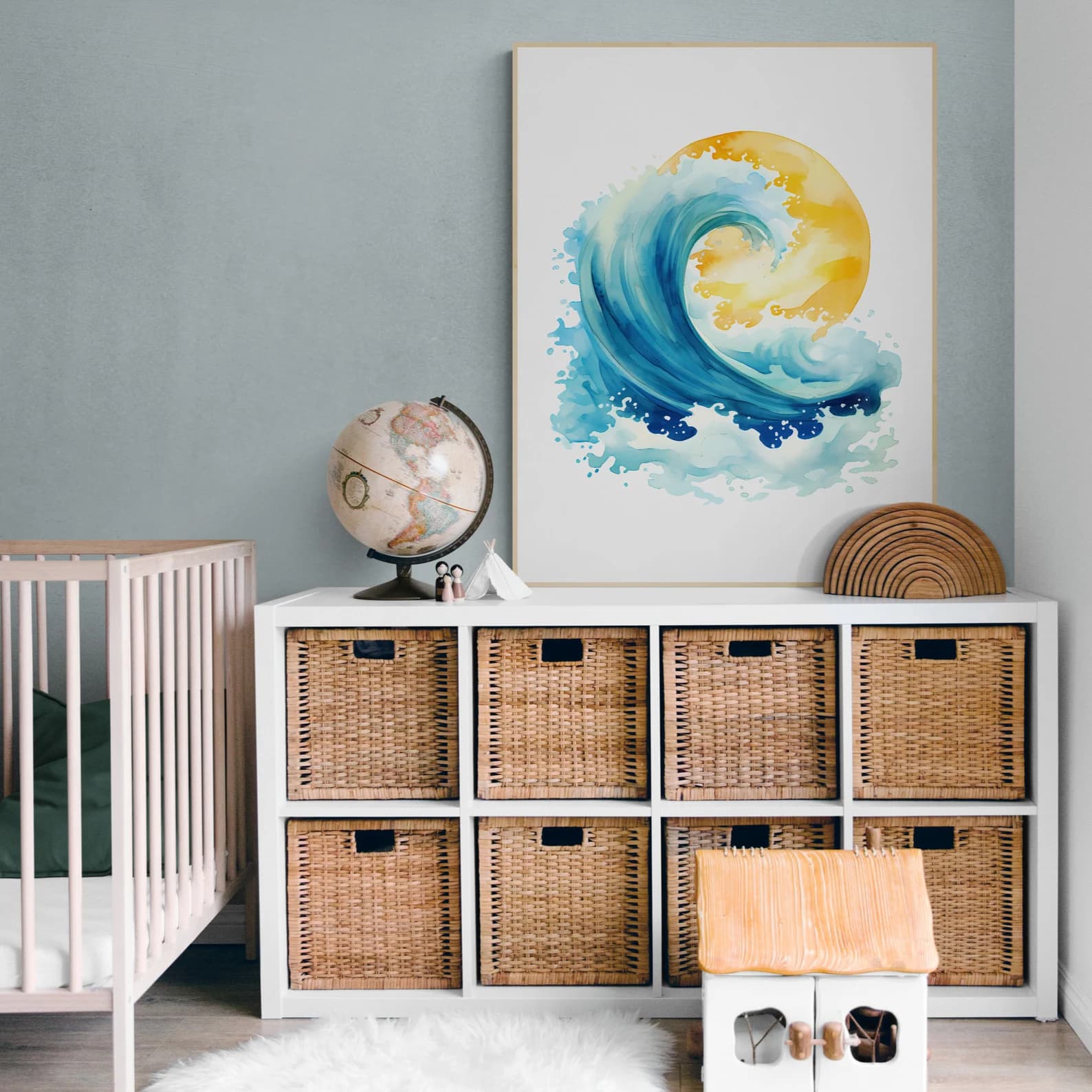 “Coastal Dreams” Beach-Inspired Wall Art Set (Set of 3) - Image 2