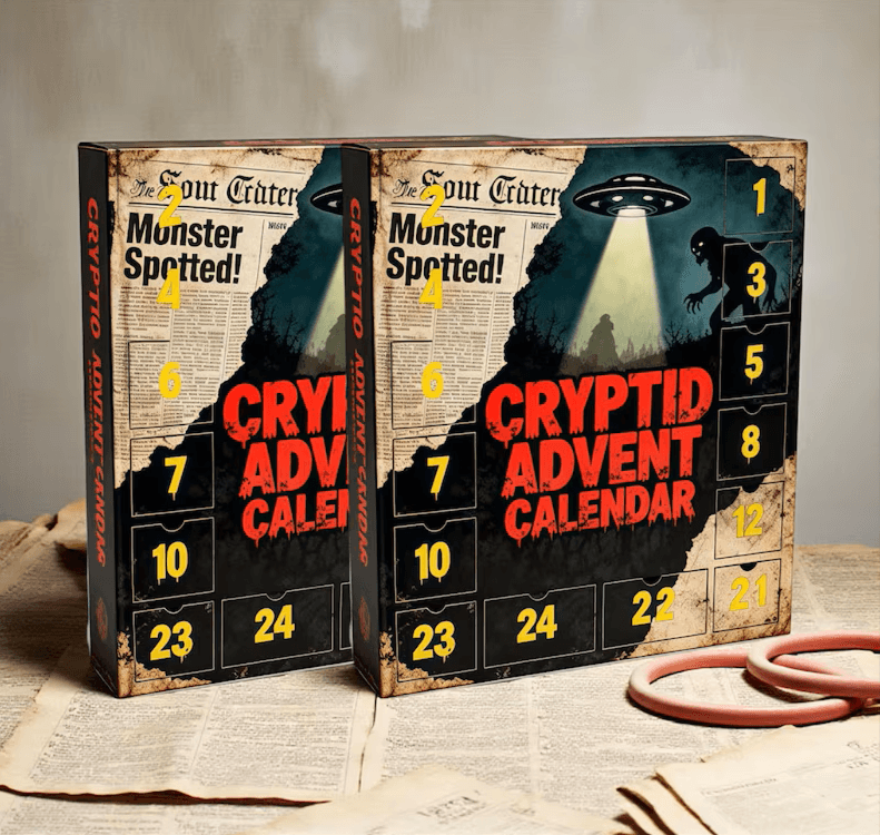 Cryptid & Horror Advent Calendar 2025 - 24 Mystery Ornament Set - Image 5