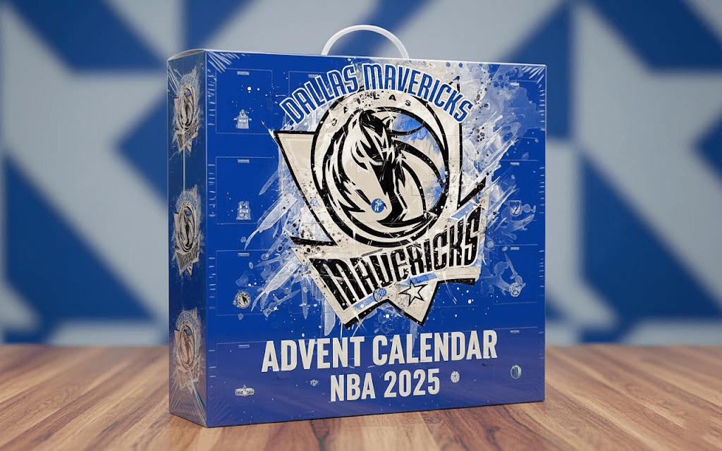 Dallas Mavericks NBA 2025 Advent Calendar – 24-Day Basketball Stylized Figure Countdown & Collector's Gift - Image 1