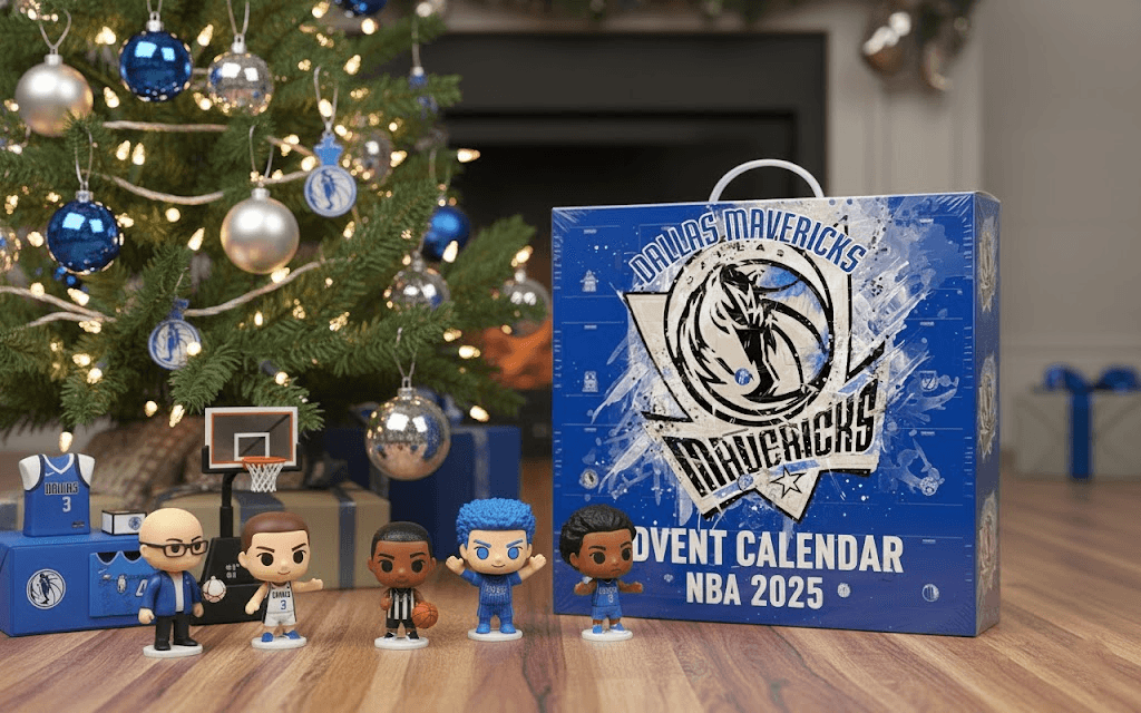 Dallas Mavericks NBA 2025 Advent Calendar – 24-Day Basketball Stylized Figure Countdown & Collector's Gift - Image 3