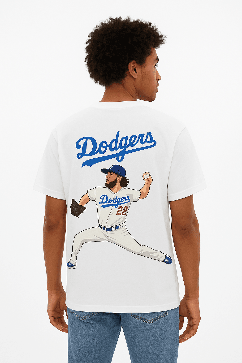 Dodgers Clayton Kershaw #22 Graphic T-Shirt - Image 5