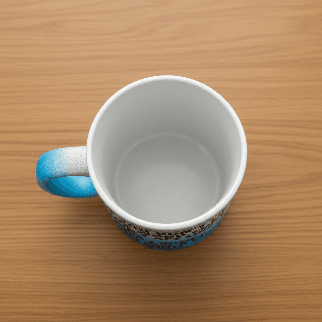 "Don't Like The Word Cunt" Glitter Gradient Mug - Bold Statement Coffee Cup - Image 5