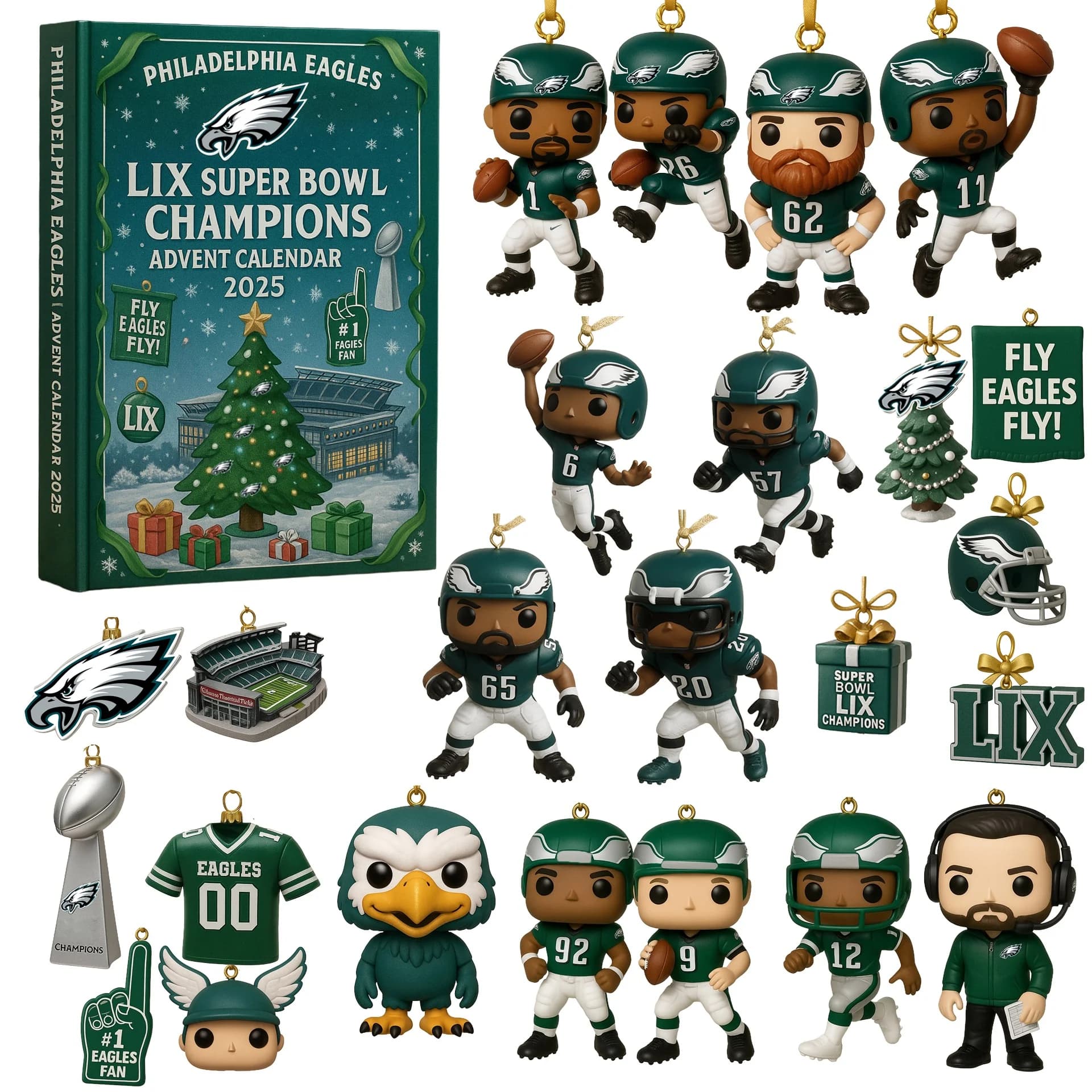 Eagles LIX Super Bowl Champions Advent Calendar 2025 - Image 1