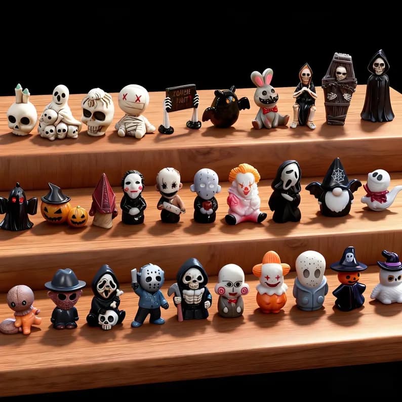 Halloween Advent Calendar 2025: 31 Nights of Fright - Horror Collectible Figurines - Image 5