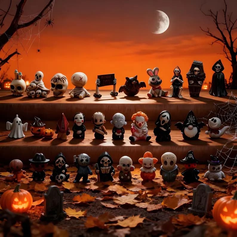 Halloween Advent Calendar 2025: 31 Nights of Fright - Horror Collectible Figurines - Image 3