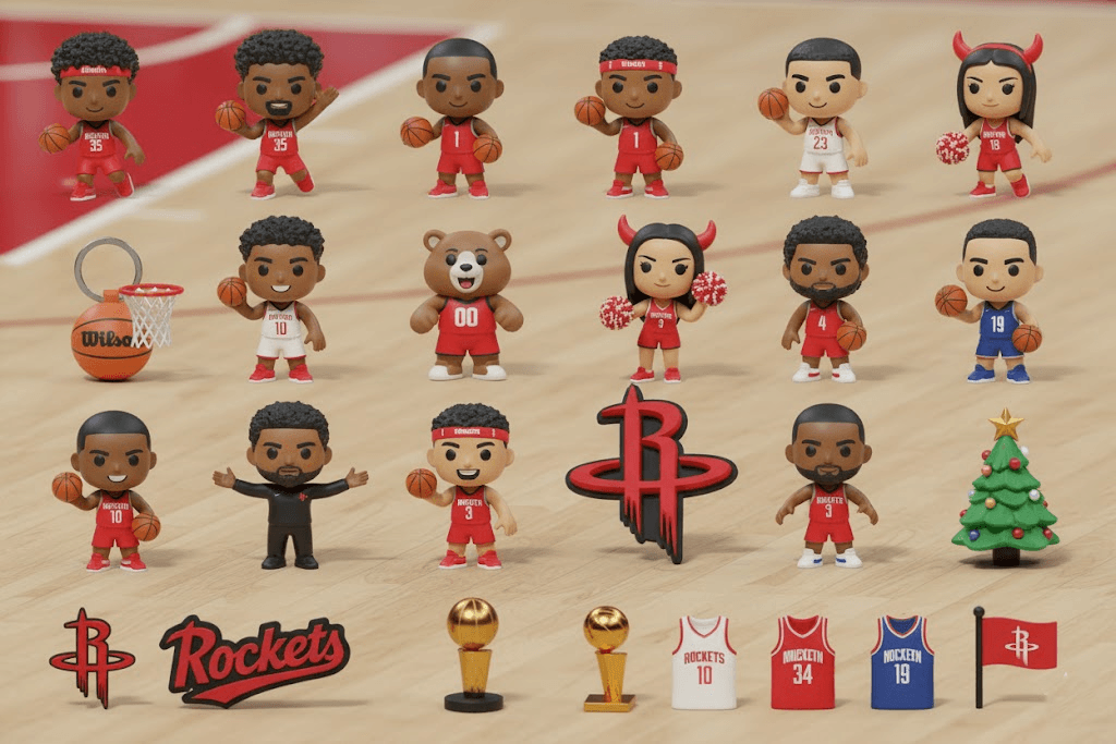 Houston Rockets NBA 24-Day Advent Calendar 2025/2026 – Exclusive Collector’s Figure Set - Image 2