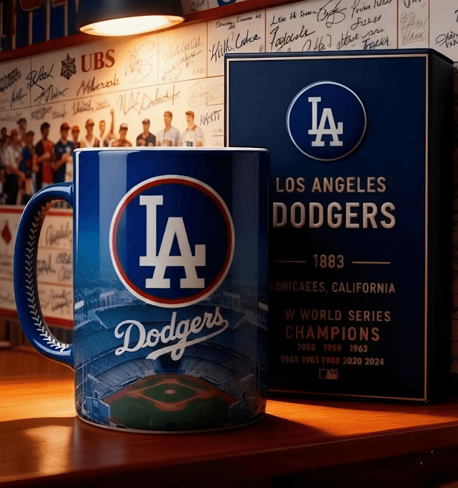 Los Angeles Dodgers Ceramic Mug – MLB 2025 Edition - Image 1