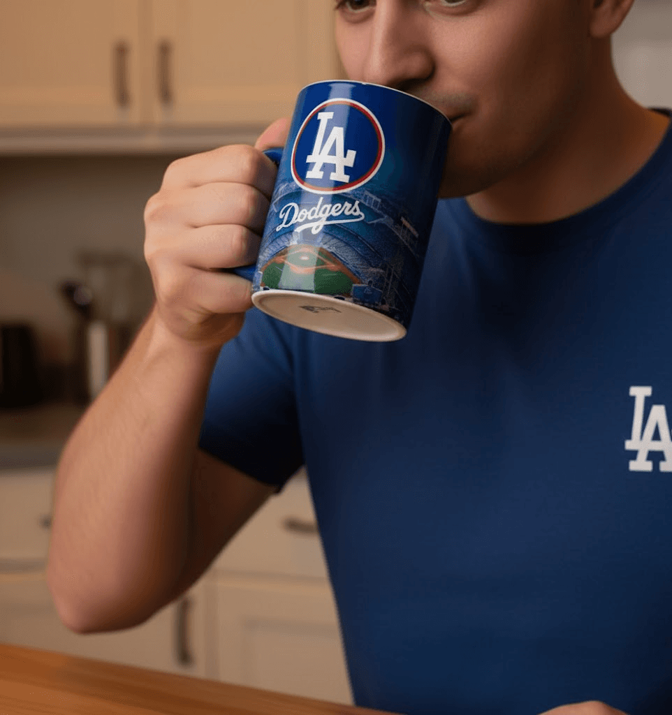 Los Angeles Dodgers Ceramic Mug – MLB 2025 Edition - Image 3