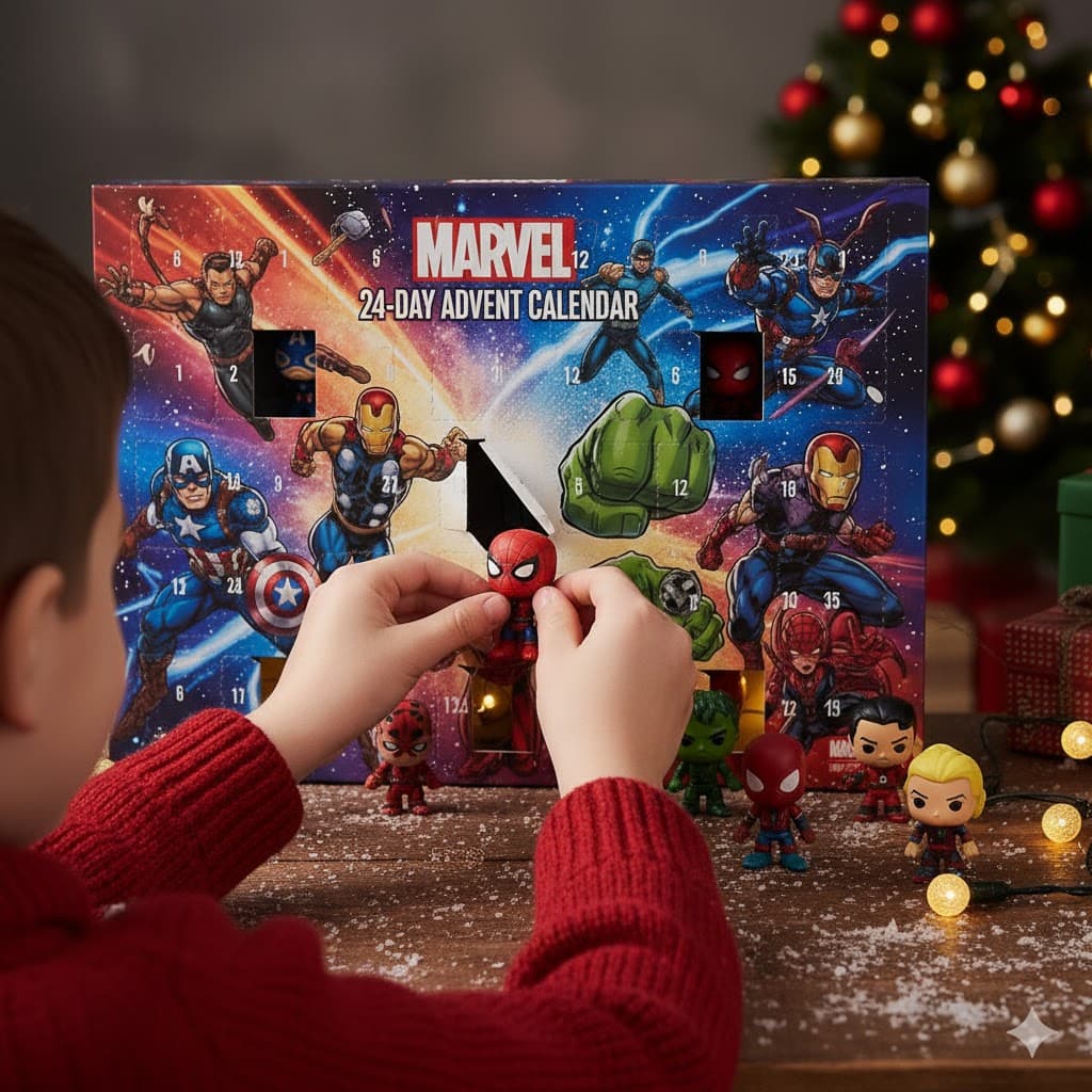 Marvel 24-Day Advent Calendar with Collectible Mini Figures - Image 4