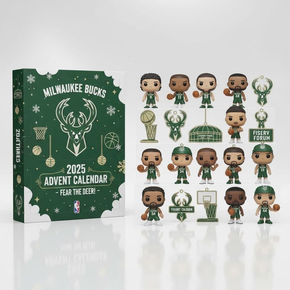 Milwaukee Bucks Advent Calendar 2025 – Fear The Deer Holiday Countdown - Image 1