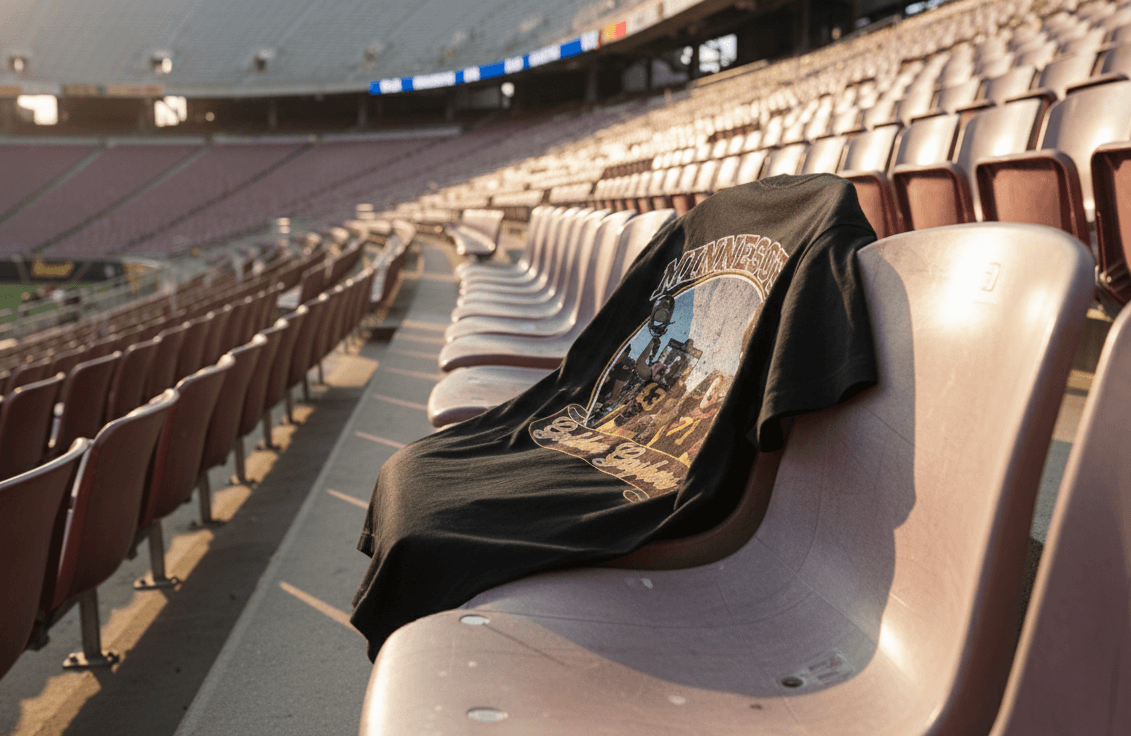 Minnesota Golden Gophers Retro Football Fan T-Shirt - Vintage Style - Image 3