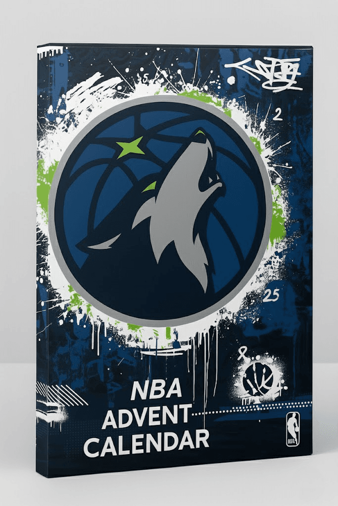 Minnesota Timberwolves NBA Advent Calendar - 24-Day Basketball Countdown - Image 1