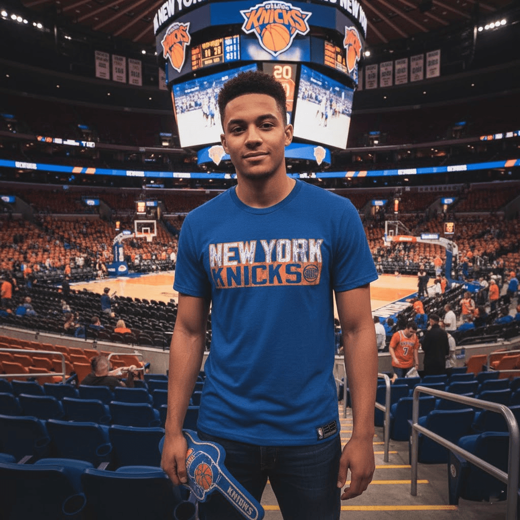 New York Knicks Tee – Knickerbockers NBA 2025/2026 - Image 3