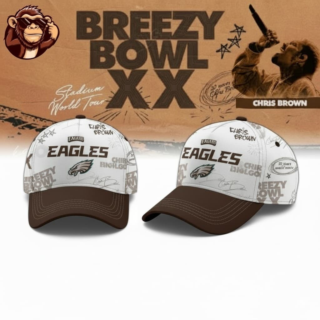 NFL x Chris Brown Breezy Bowl XX World Tour 2025 V-neck Jersey - Image 7
