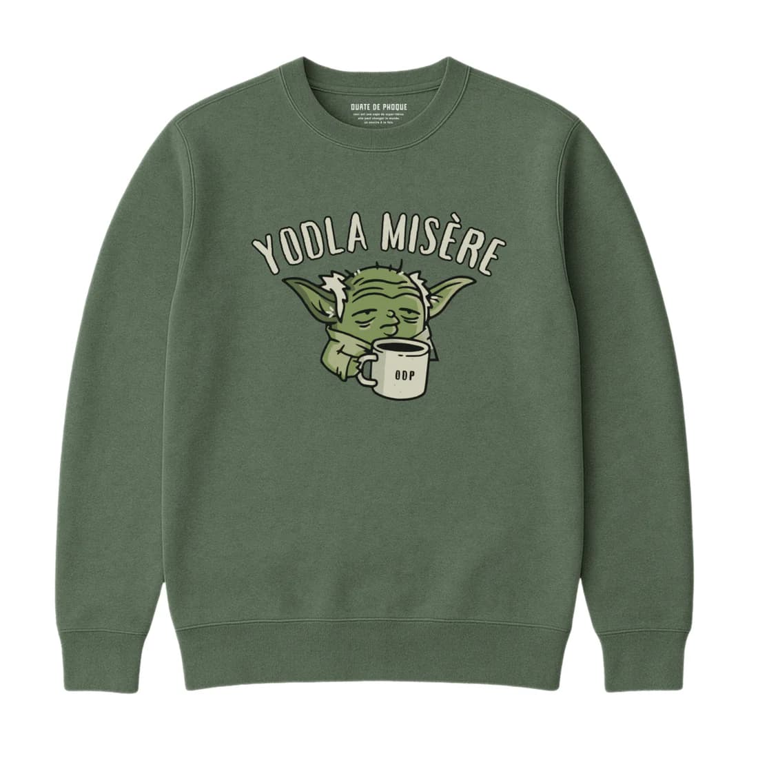 Sweatshirt Yodla Misère – Galactic Humor Pullover - Image 3