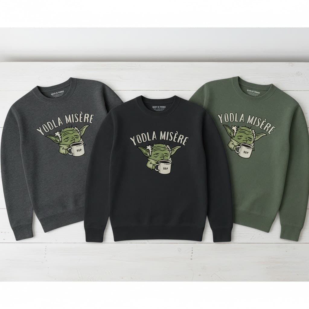 Sweatshirt Yodla Misère – Galactic Humor Pullover - Image 4
