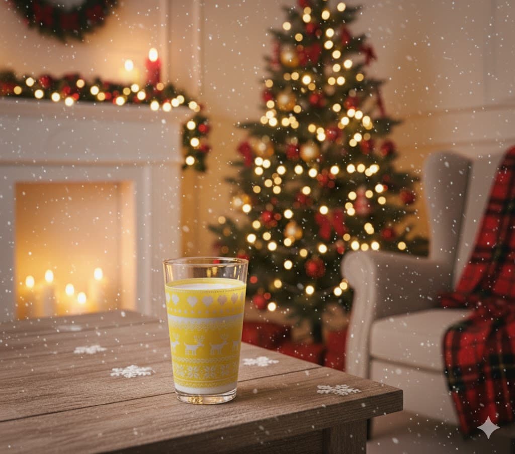 Ugly Christmas Sweater Drinking Glasses - Holiday Reindeer Glassware Set - Image 5