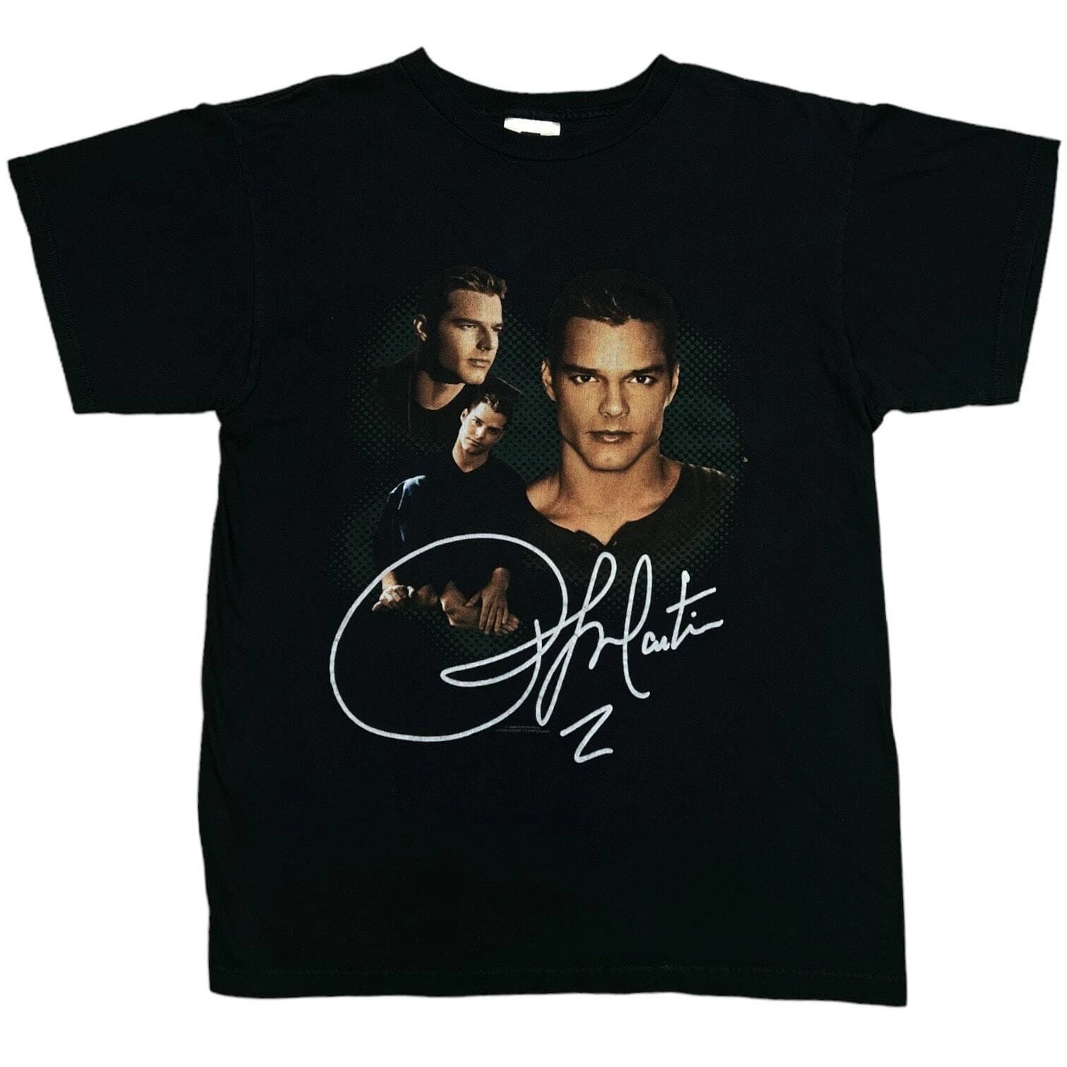 Vintage Ricky Martin T-Shirt with Signature Design - Image 1