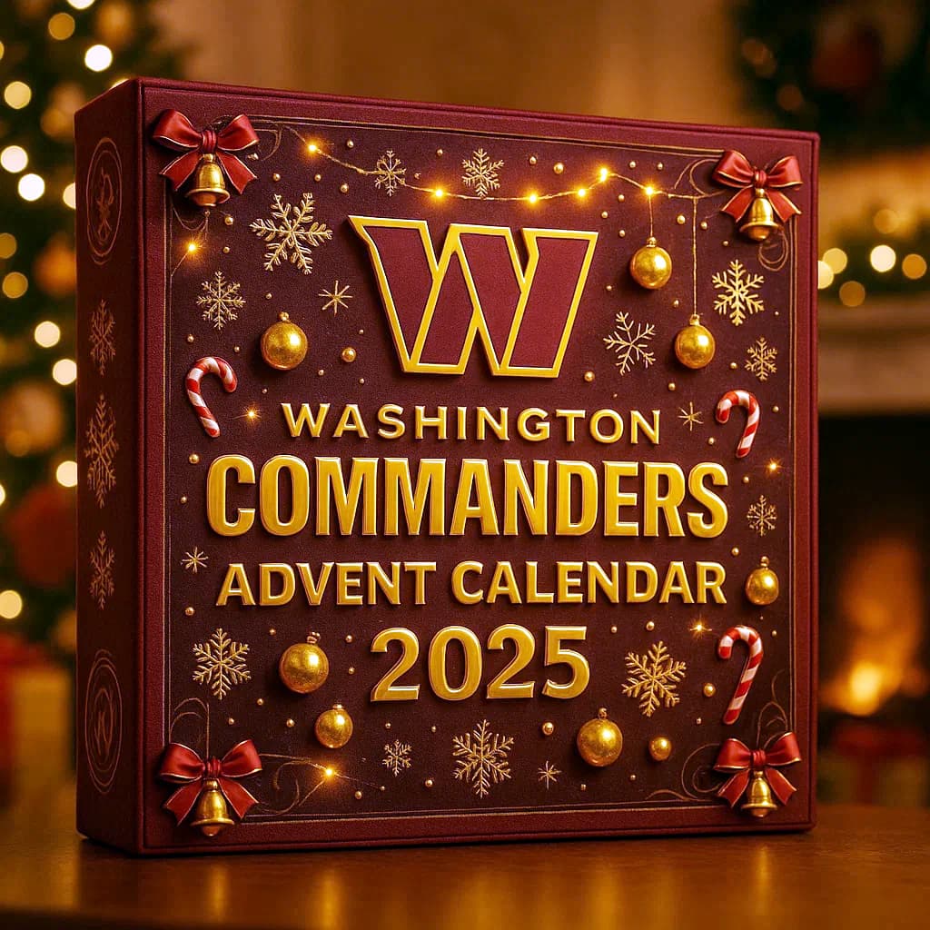 Washington Commanders Advent Calendar 2025 - Funko Style Mini Figures Collectible Gift - Image 1