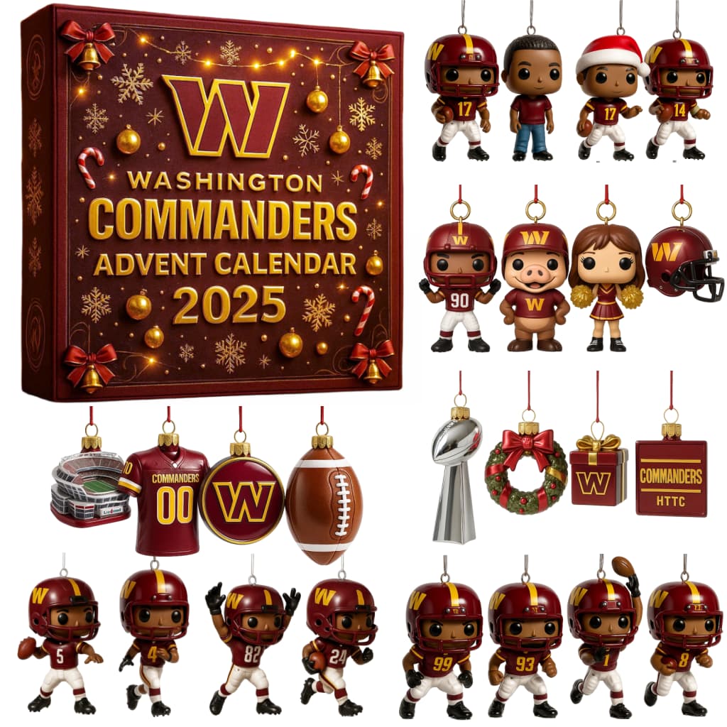 Washington Commanders Advent Calendar 2025 - Funko Style Mini Figures Collectible Gift - Image 5