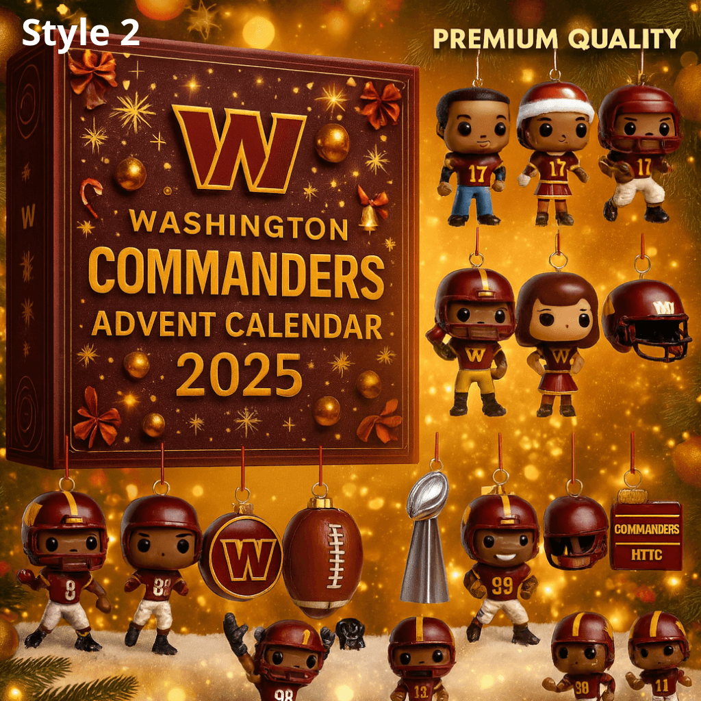 Washington Commanders Advent Calendar 2025 - Funko Style Mini Figures Collectible Gift - Image 4