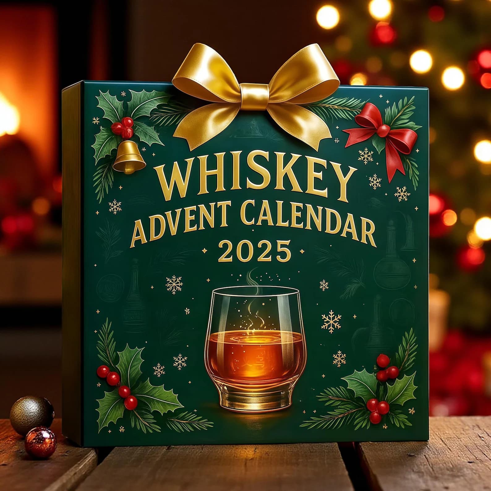 Whiskey Advent Calendar 2025 - 24 Acrylic Whiskey Bottle Ornaments - Image 5