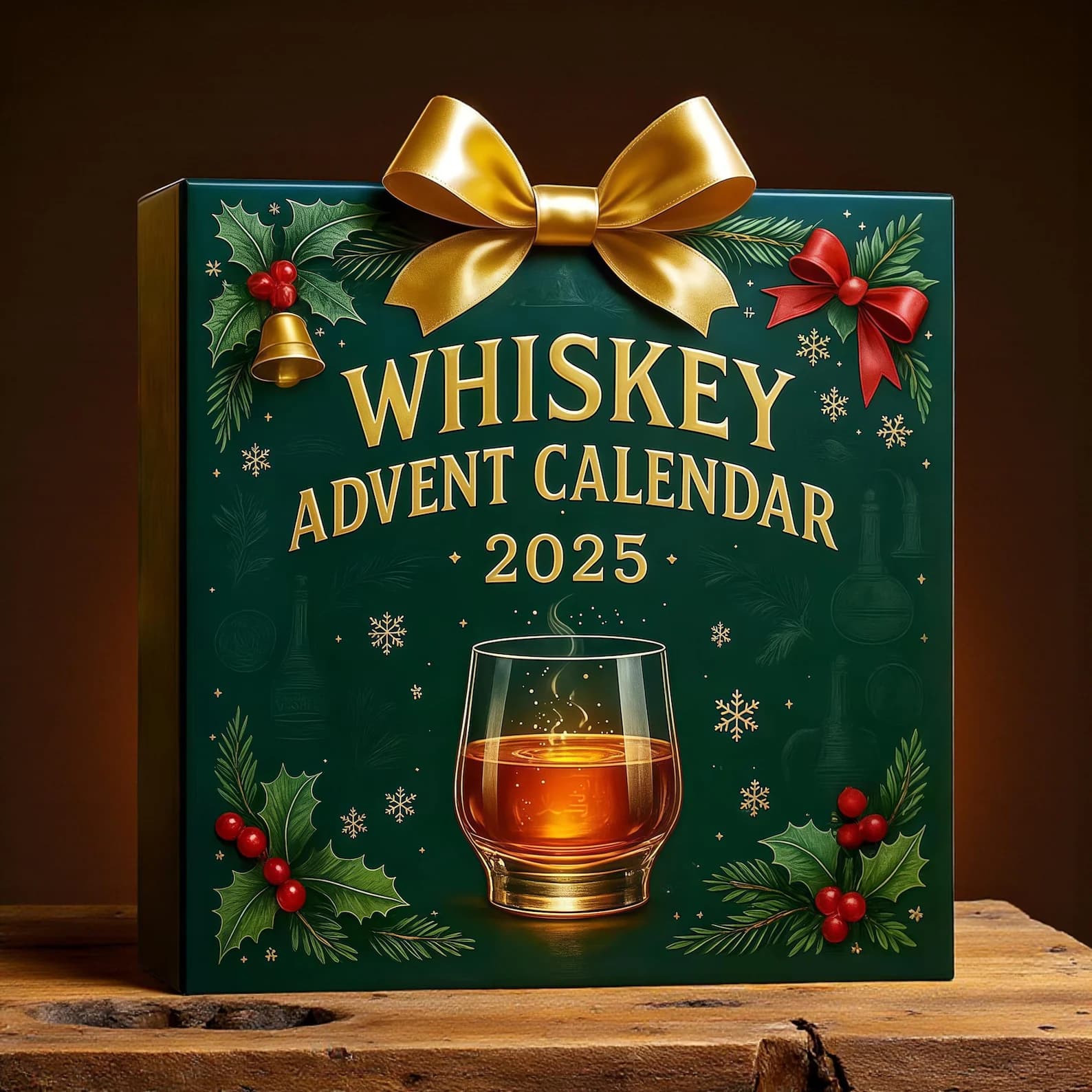 Whiskey Advent Calendar 2025 - 24 Acrylic Whiskey Bottle Ornaments - Image 3