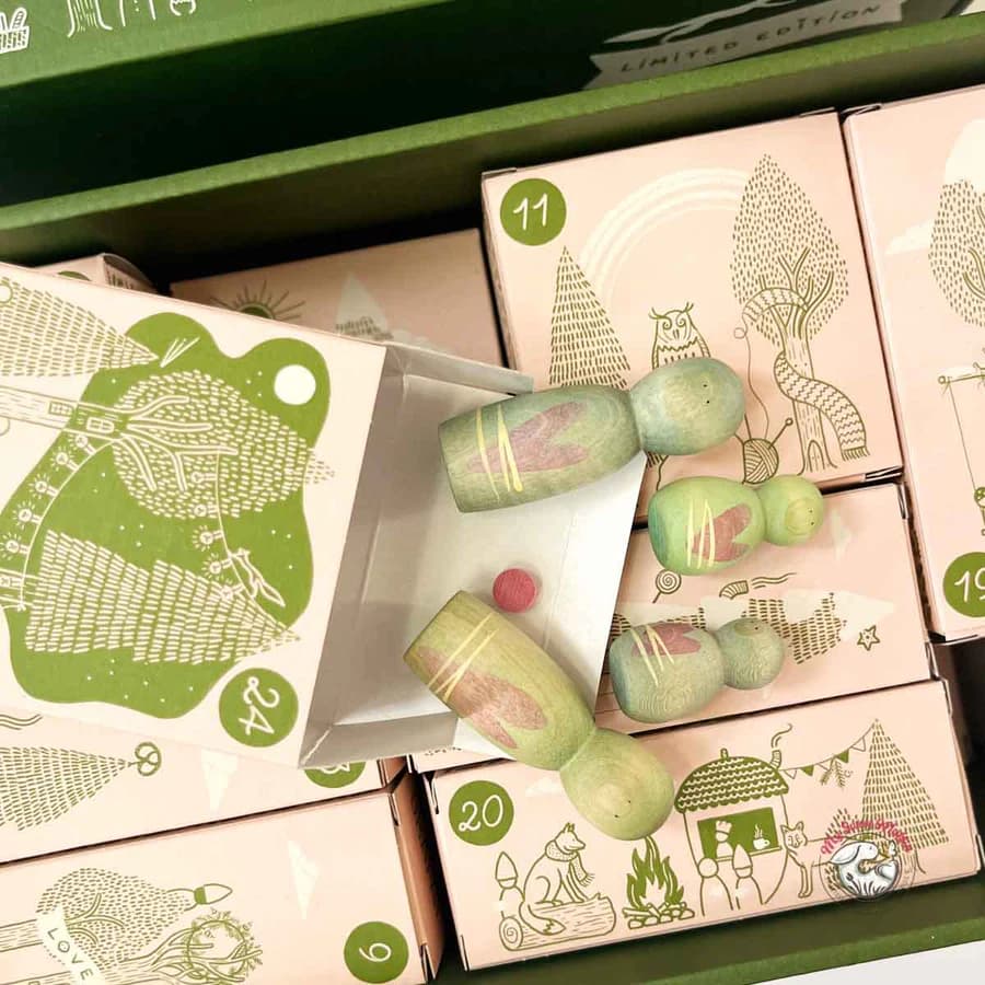 Woodland Wonders 24-Day Advent Box – Handcrafted Natural Wooden Play Set - Image 7