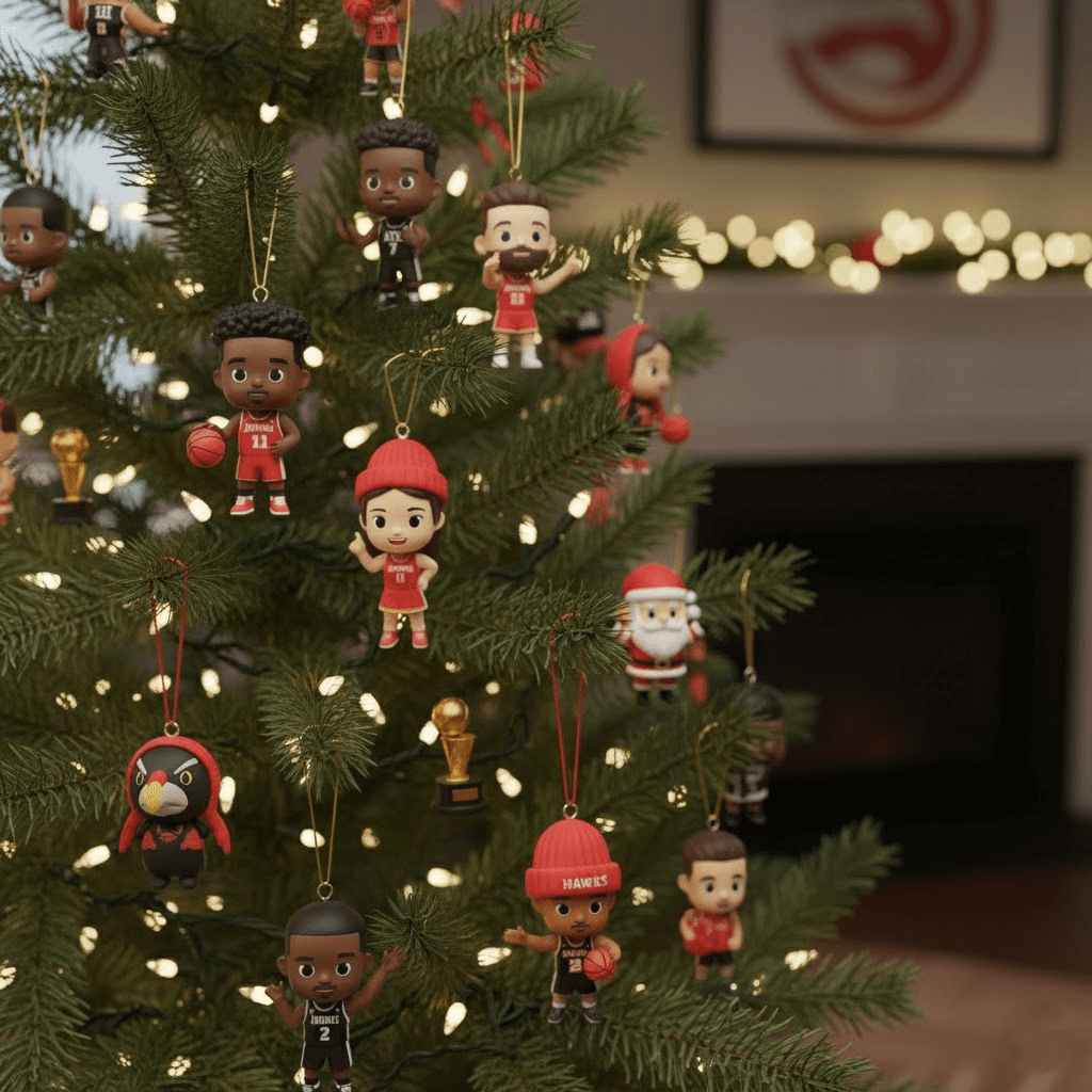 Atlanta Hawks Advent Calendar 2025 – NBA Christmas Countdown Collectible Gift Box - Image 4