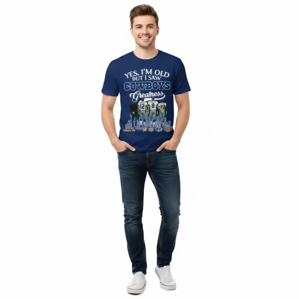 Dallas Cowboys “Greatness” T-Shirt – Official 2025 NFL Fan Apparel - Image 2