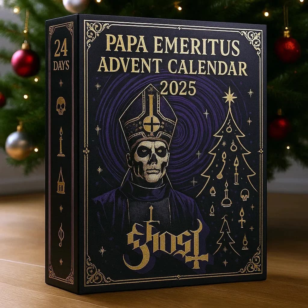 Ghost Papa Emeritus Advent Calendar 2025 (24 Acrylic Goth Ornaments) - Image 2
