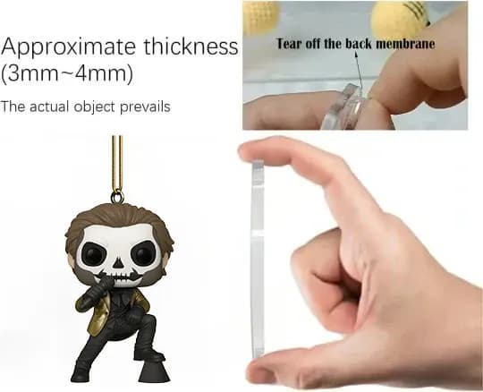 Ghost Papa Emeritus Advent Calendar 2025 (24 Acrylic Goth Ornaments) - Image 4