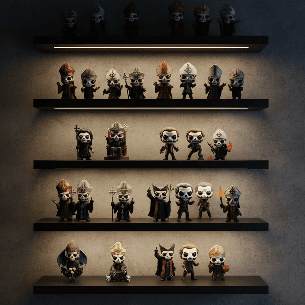 Ghost Papa Emeritus Advent Calendar 2025 (24 Acrylic Goth Ornaments) - Image 3