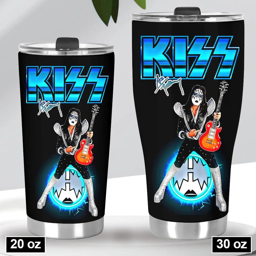 KISS x Ace Frehley Tumbler – Rock 'N' Roll Collector’s Edition | 20oz & 30oz Stainless Steel Cups - Image 4