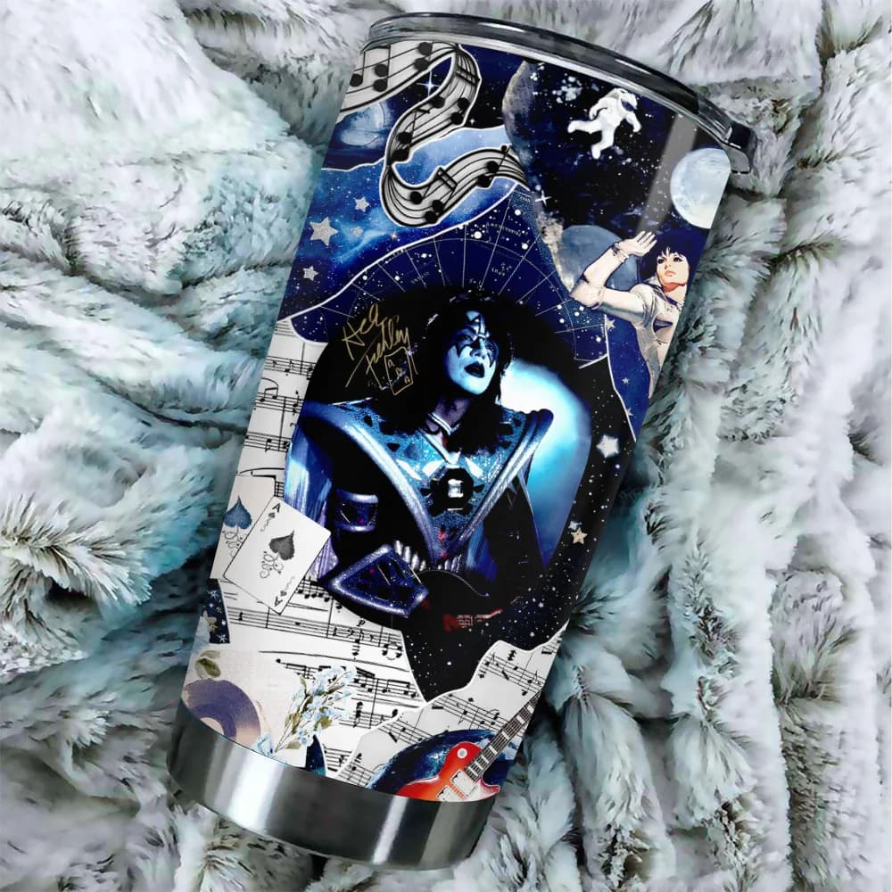 KISS x Ace Frehley Tumbler – Rock 'N' Roll Collector’s Edition | 20oz & 30oz Stainless Steel Cups - Image 3
