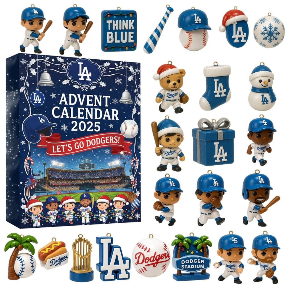 Los Angeles Dodgers 2025 World Series Champions Advent Calendar | Celebrate Victory in Style - Image 1