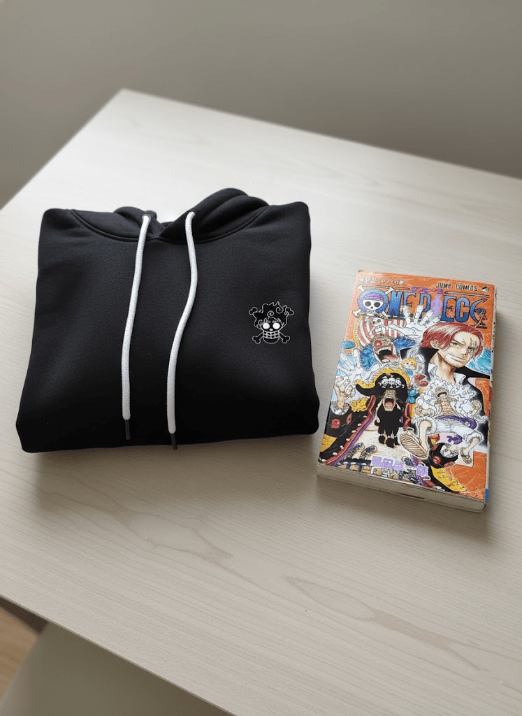 Luffy Gear 5 Sun God Nika Hoodie - One Piece Anime Pullover - Image 3