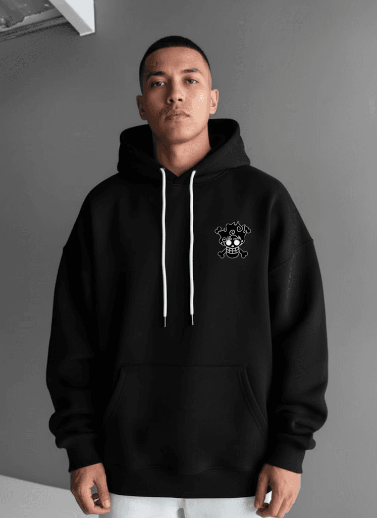 Luffy Gear 5 Sun God Nika Hoodie - One Piece Anime Pullover - Image 2