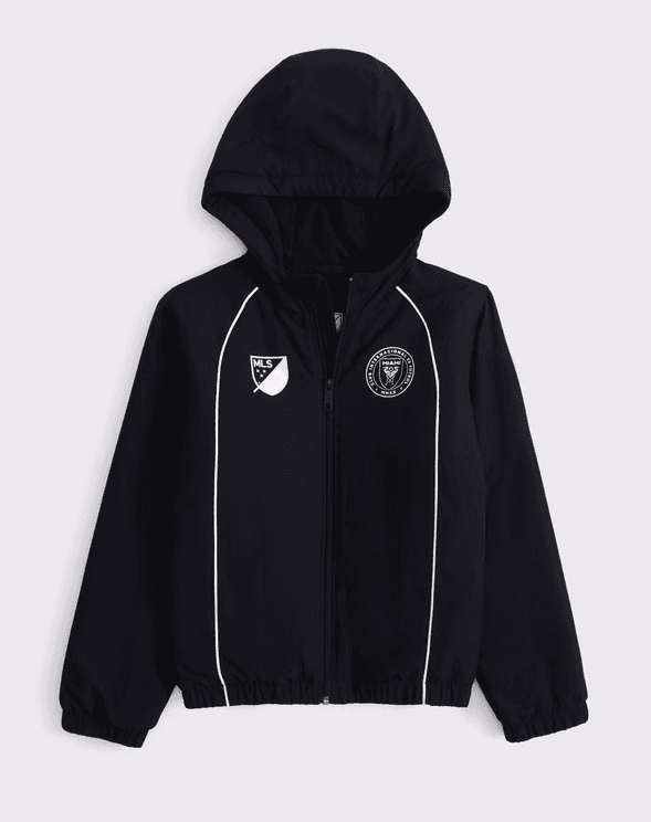 Men’s Full-Zip Inter Miami CF Anthem Jacket – Black and Pink MLS Fan Gear - Image 1