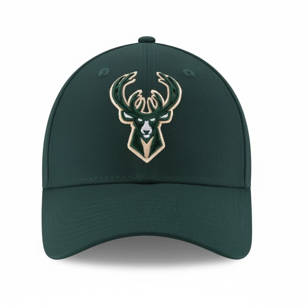 Milwaukee Bucks Green Adjustable Cap | Classic NBA Fan Baseball Hat - Image 1