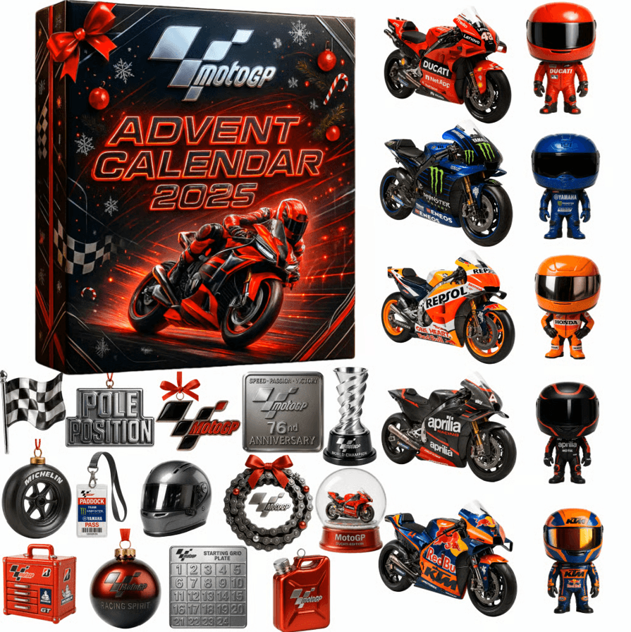 MotoGP 2025 Advent Calendar - 24-Day Racing Collectible Ornaments - Image 1