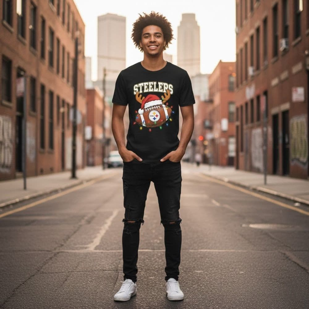 NFL Holiday Lights Team T-Shirt – 2025 Christmas Football Fan Tee (Pick Your Team) - Image 8