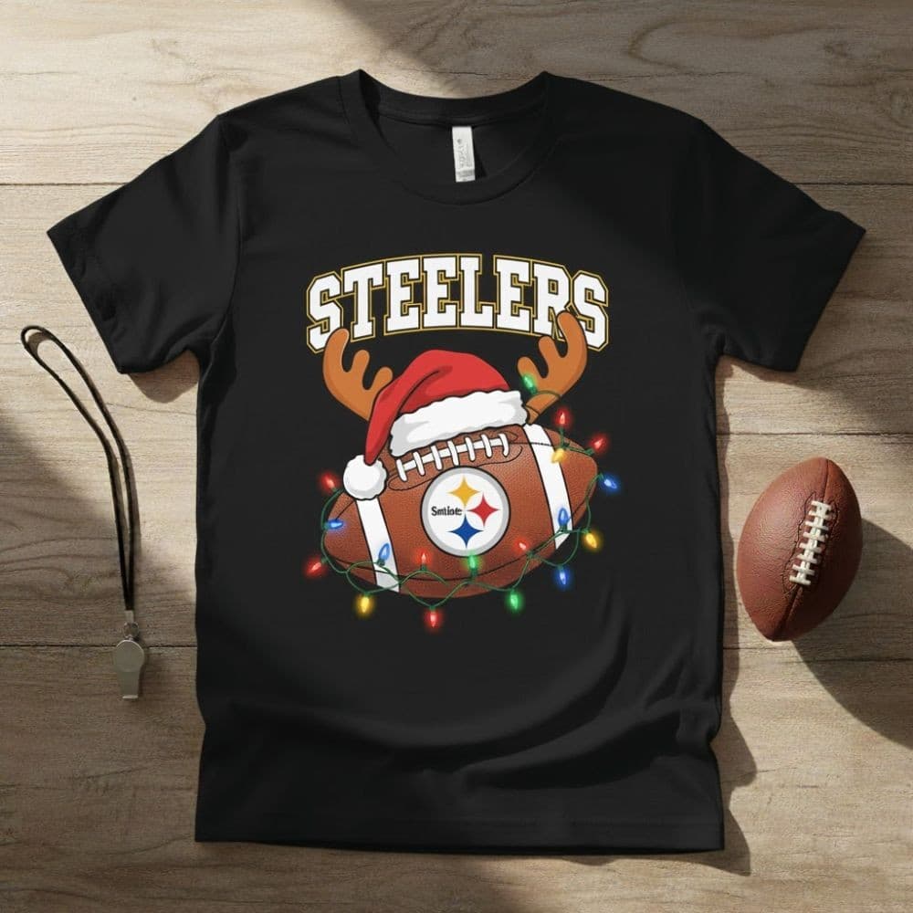 NFL Holiday Lights Team T-Shirt – 2025 Christmas Football Fan Tee (Pick Your Team) - Image 3