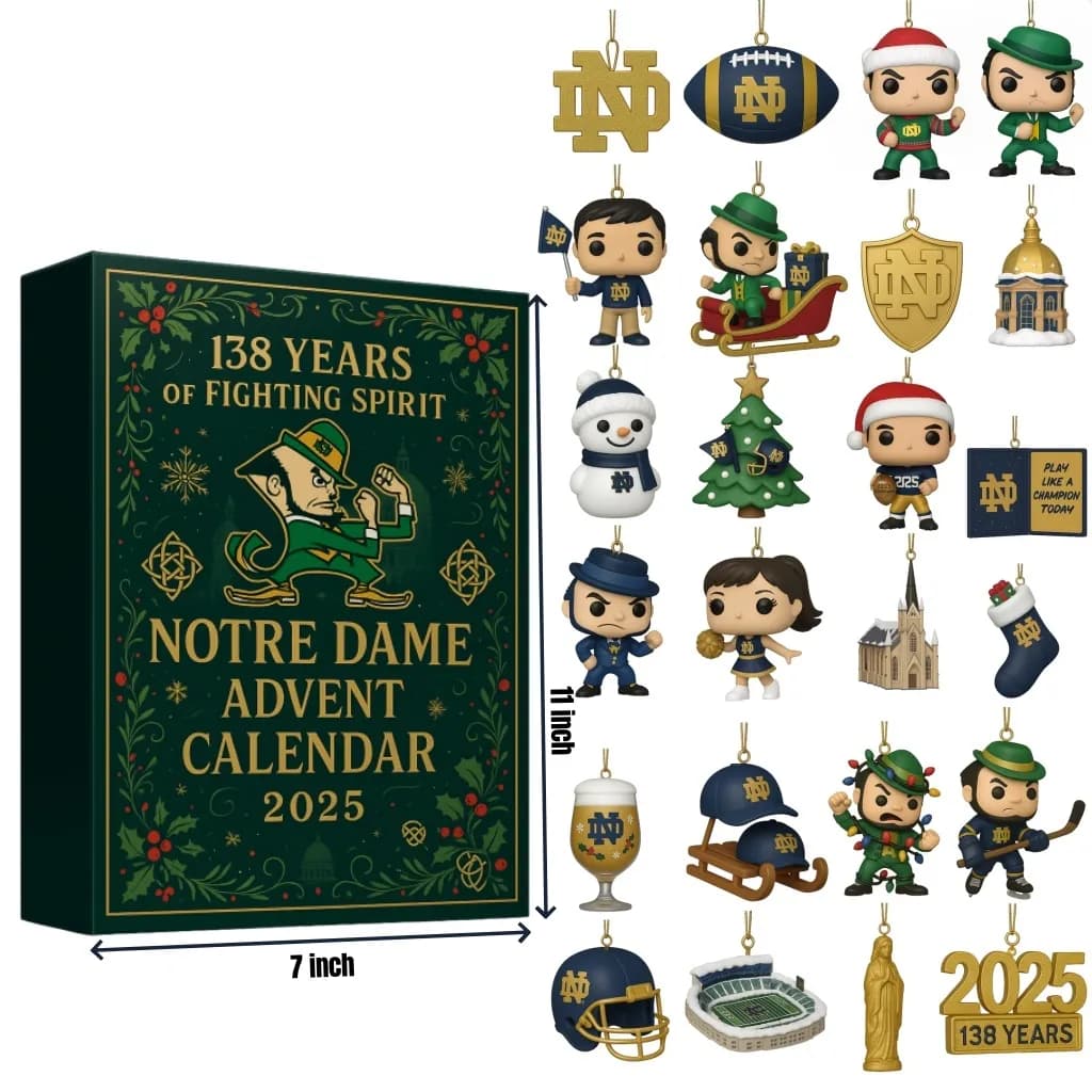 Notre Dame Fighting Irish 138th Anniversary Advent Calendar – 2025 Holiday Edition - Image 2