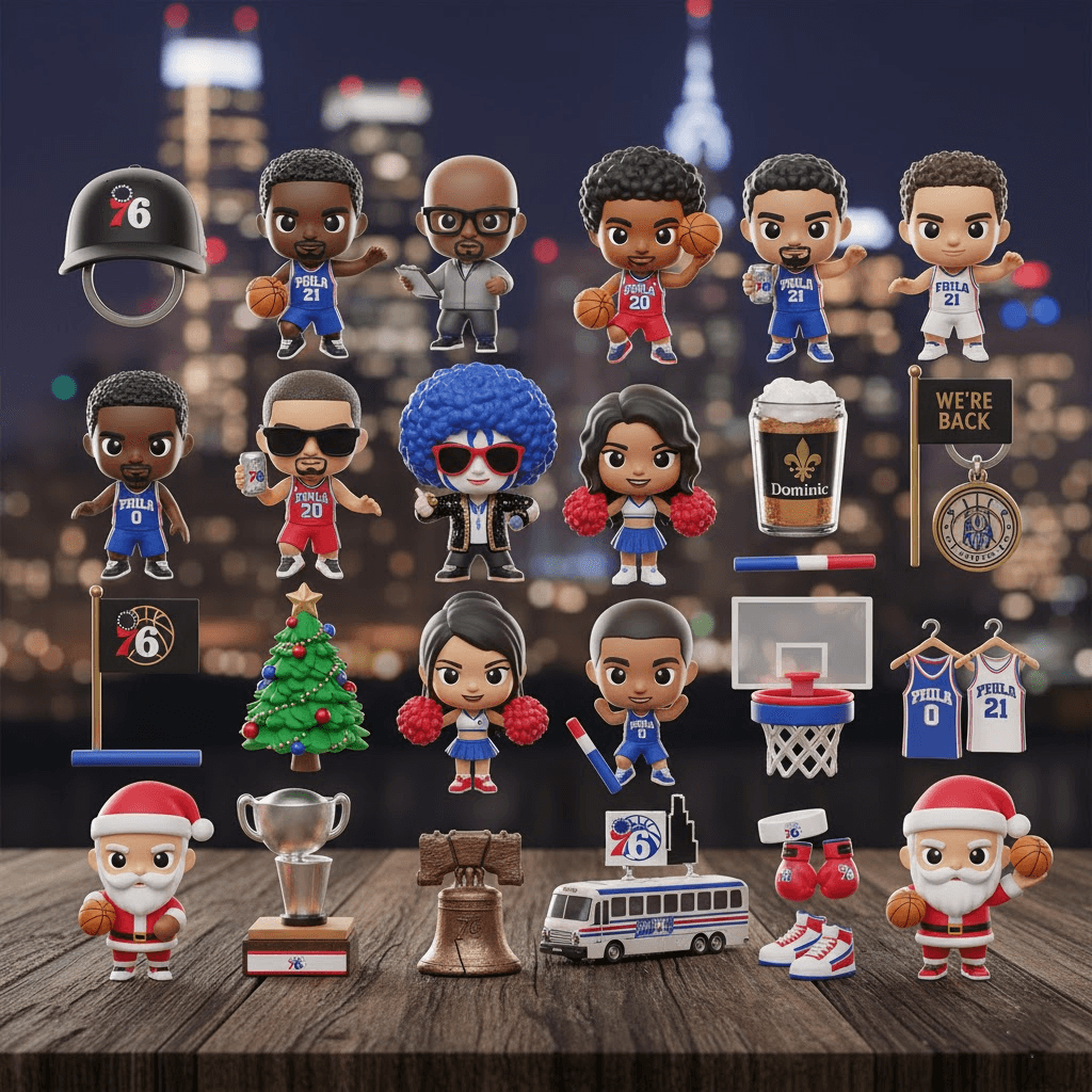 Philadelphia 76ers Advent Calendar 2025 – NBA Christmas Countdown Collectible Gift Set - Image 2
